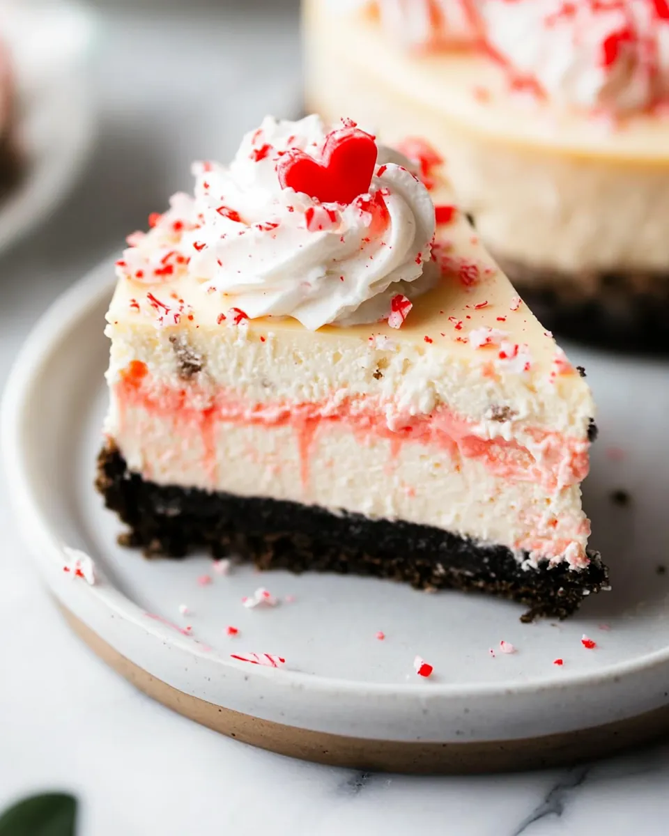 Classic Peppermint Cheesecake image