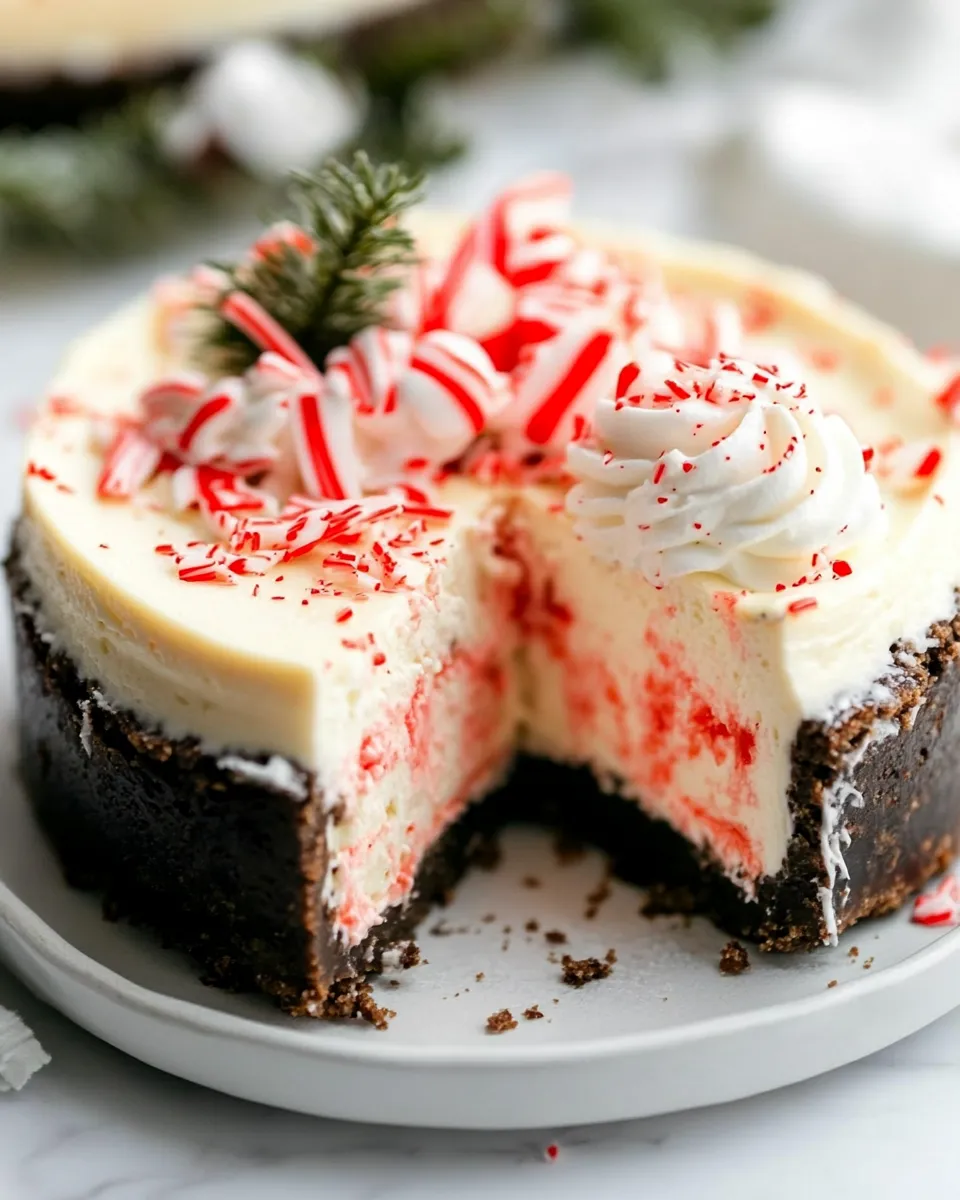 Easy Peppermint Cheesecake recipe photo