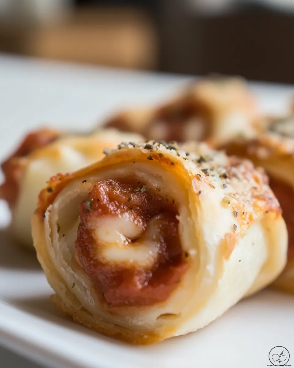 Easy Pepperoni Pizza Rolls Recipe shot