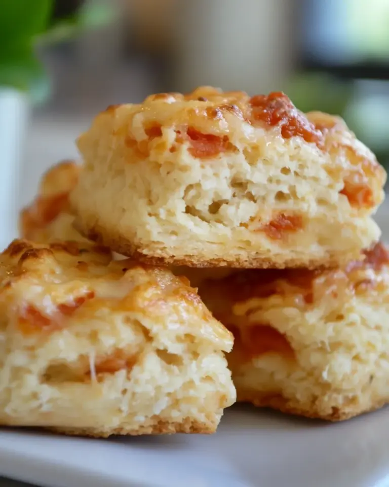 Homemade Pepperoni Pizza Savory Scones photo