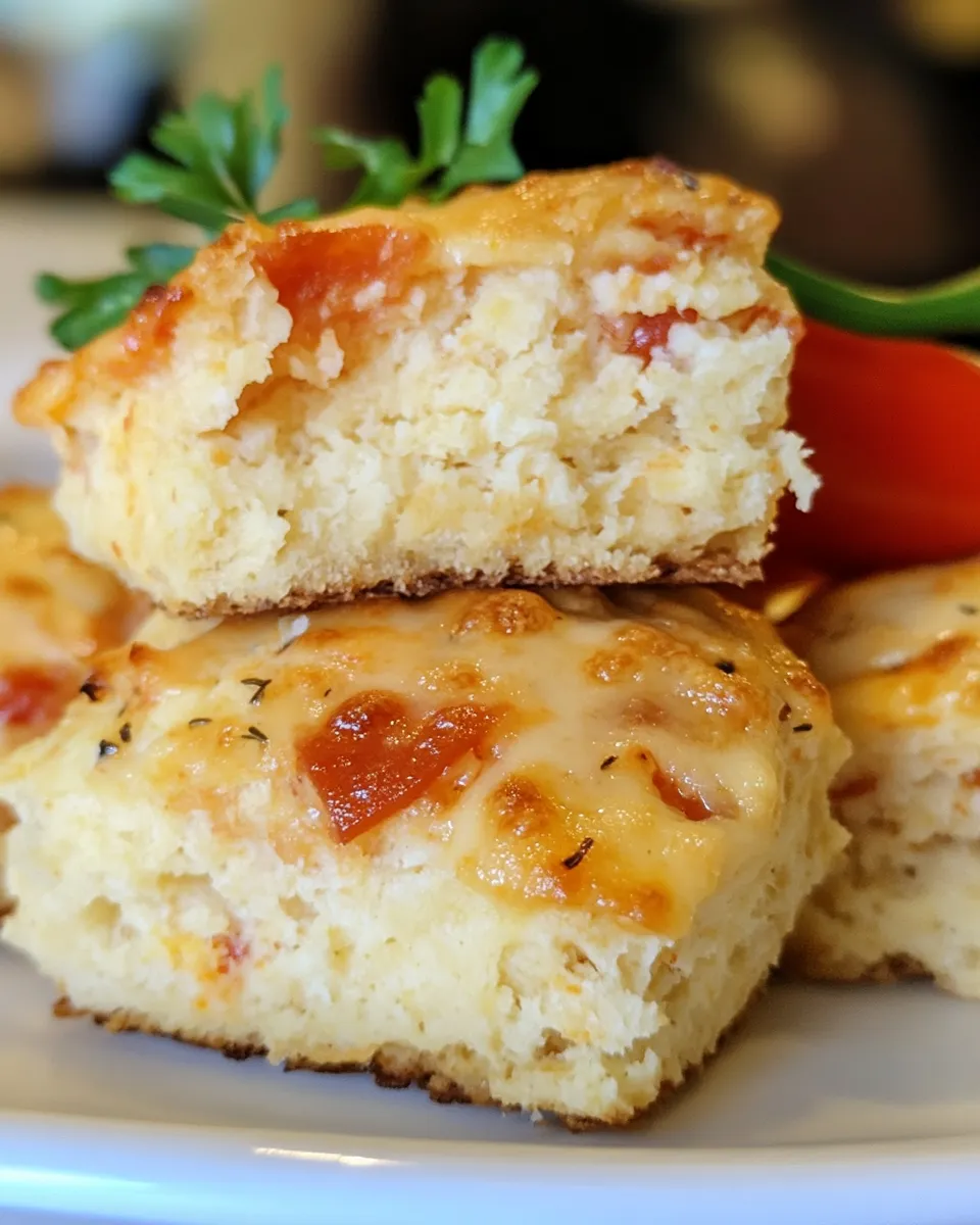 Easy Pepperoni Pizza Savory Scones recipe photo