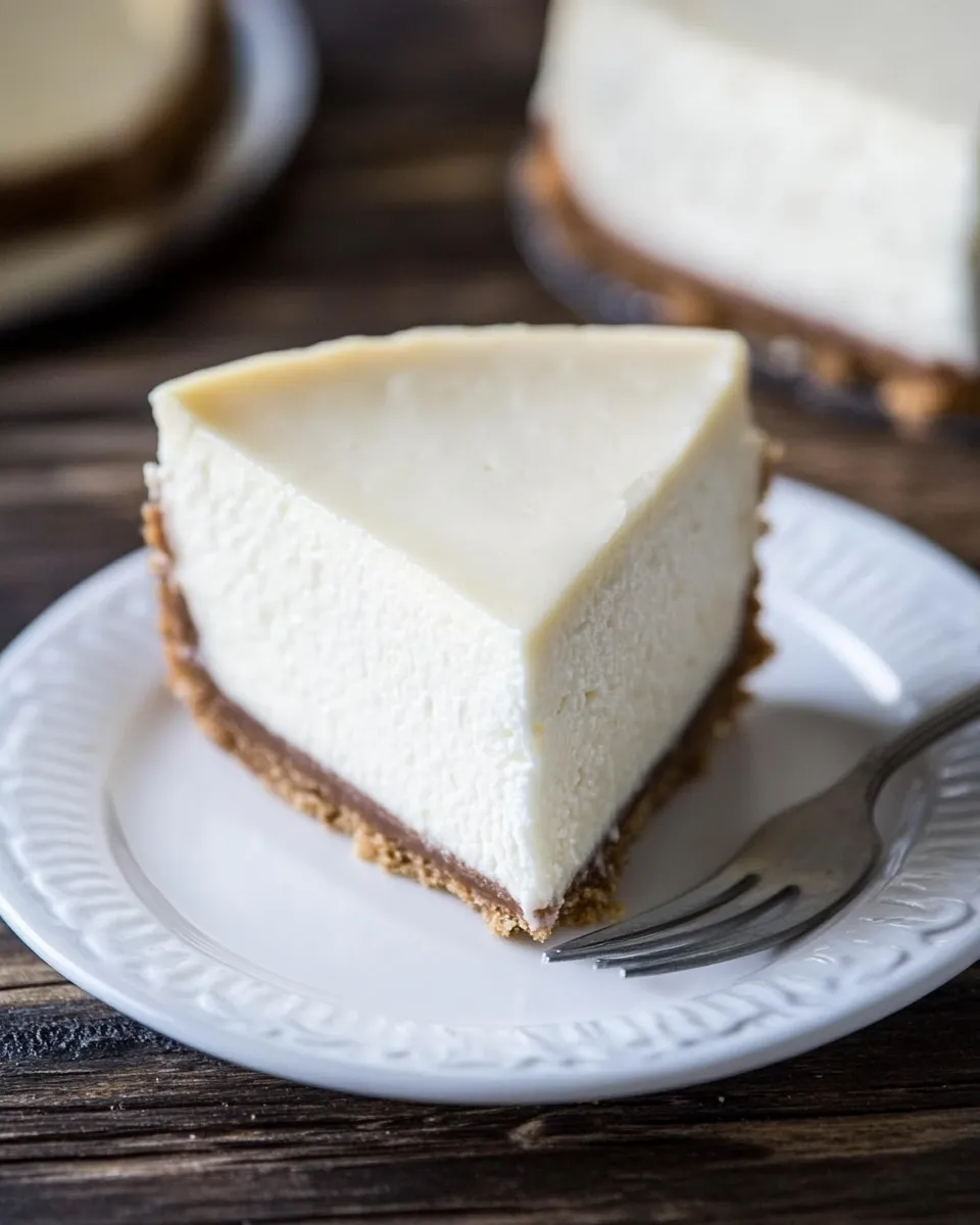 Delicious Perfect Cheesecake Recipe shot