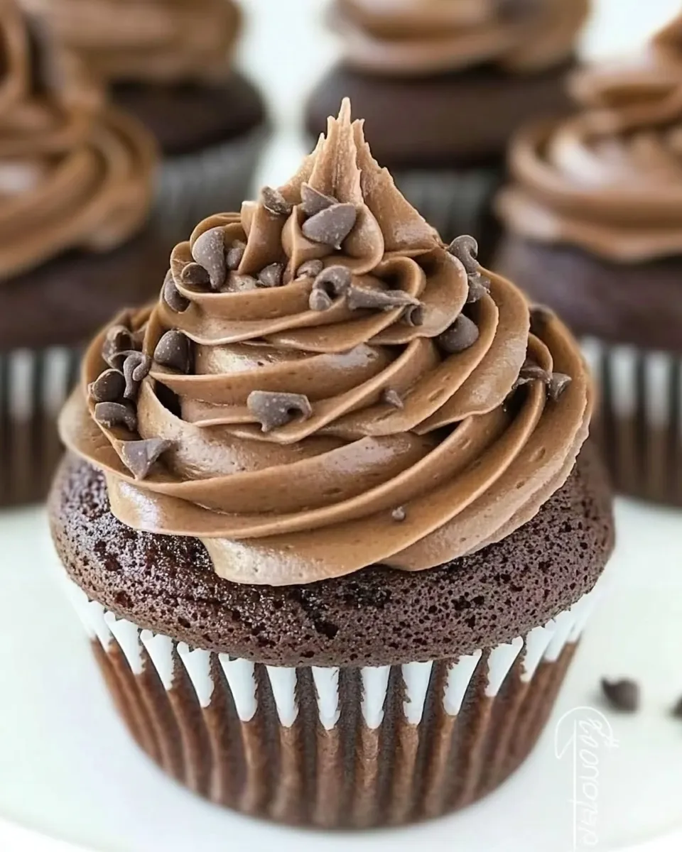 Homemade Perfect Chocolate Cupcakes photo