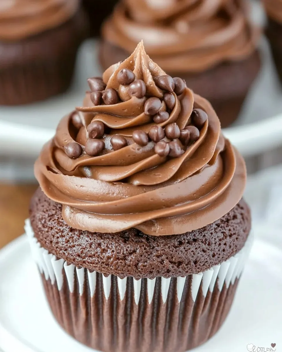 Easy Perfect Chocolate Cupcakes recipe photo