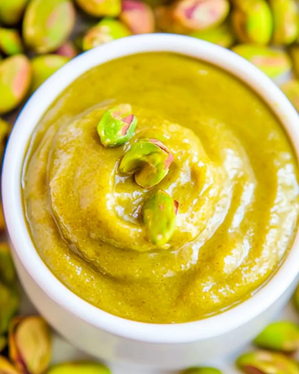 Delicious Pistachio Butter shot