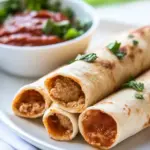 Homemade Pizza Hummus Taquitos photo