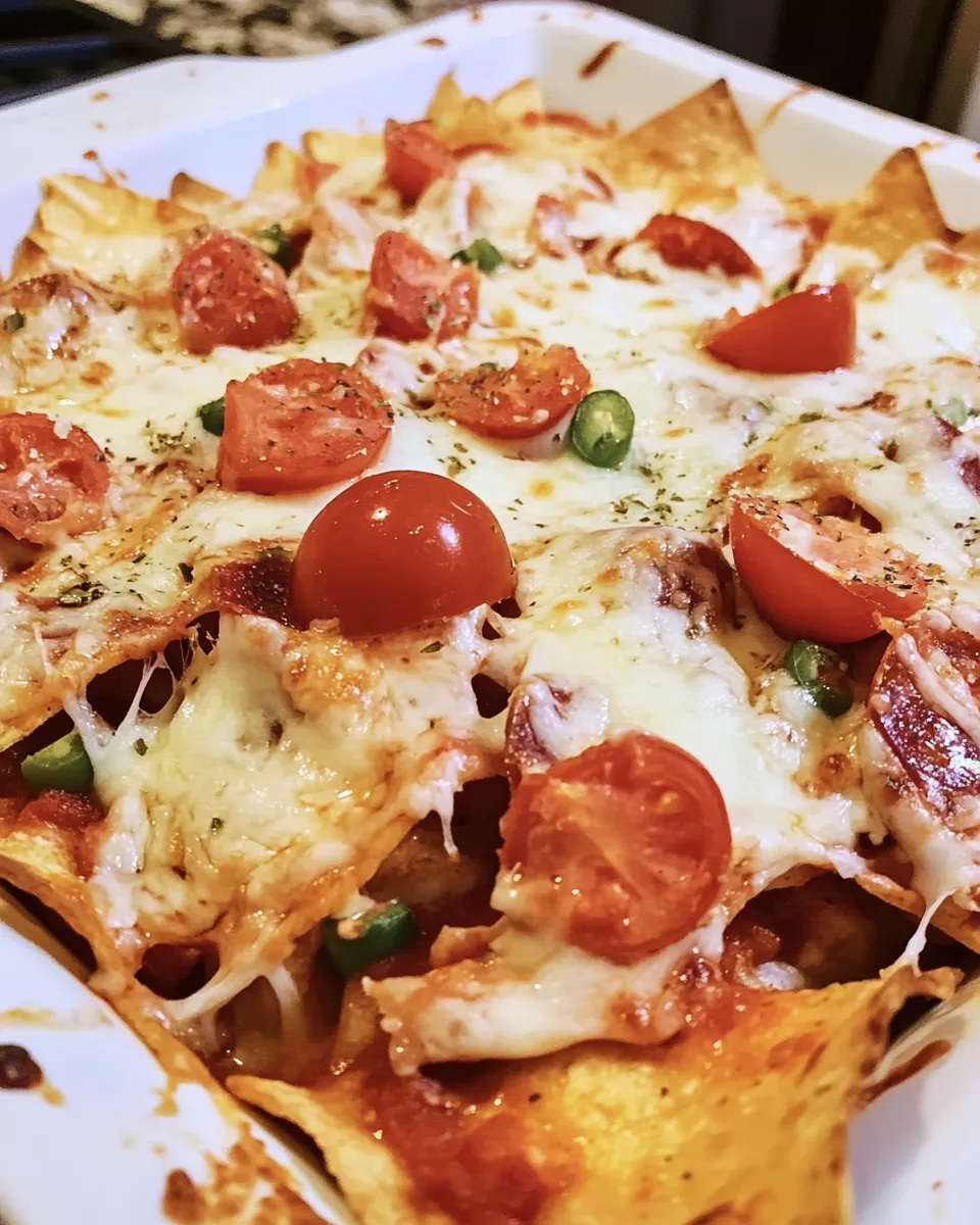 Easy Pizza Nachos photo