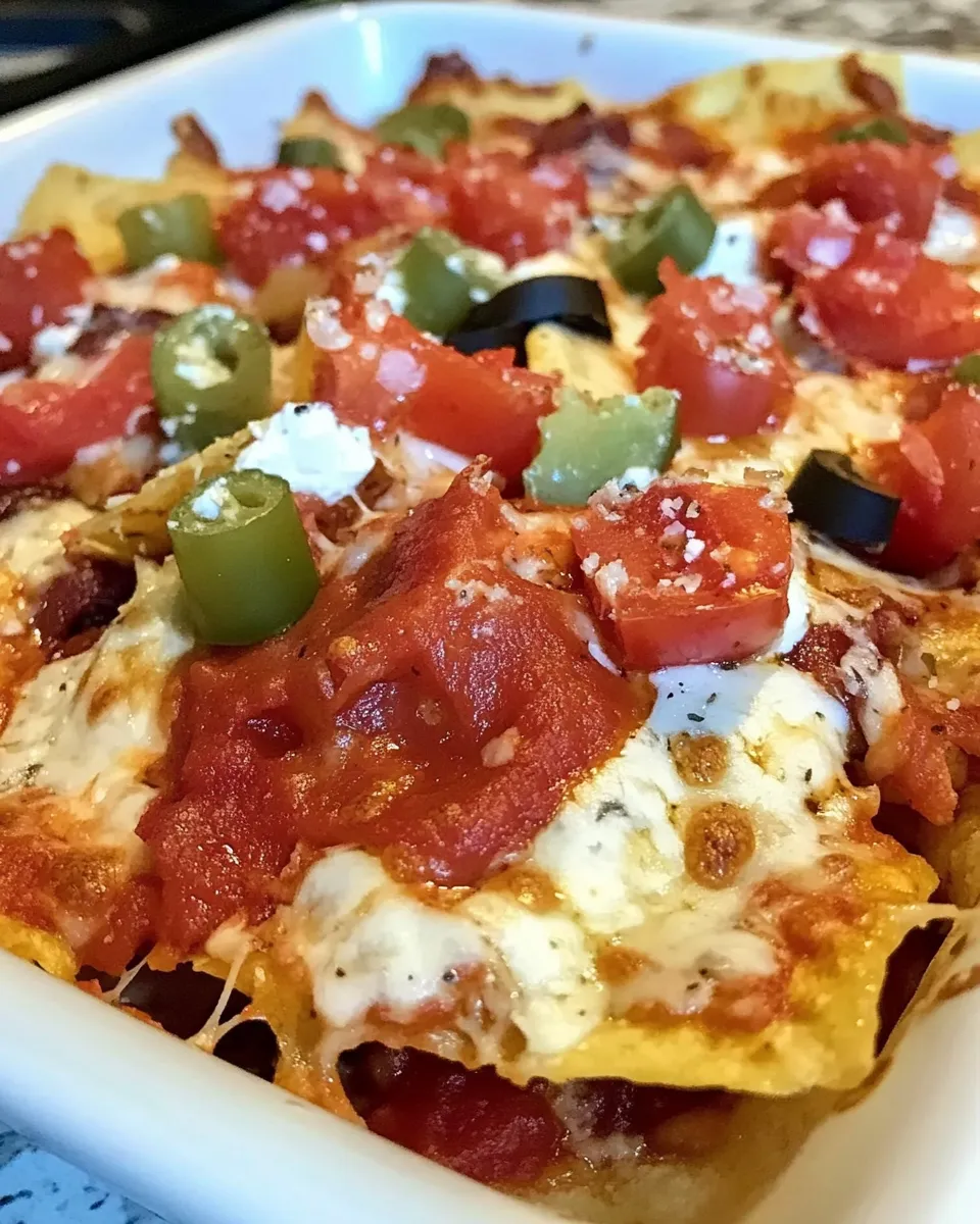 Classic Pizza Nachos recipe photo
