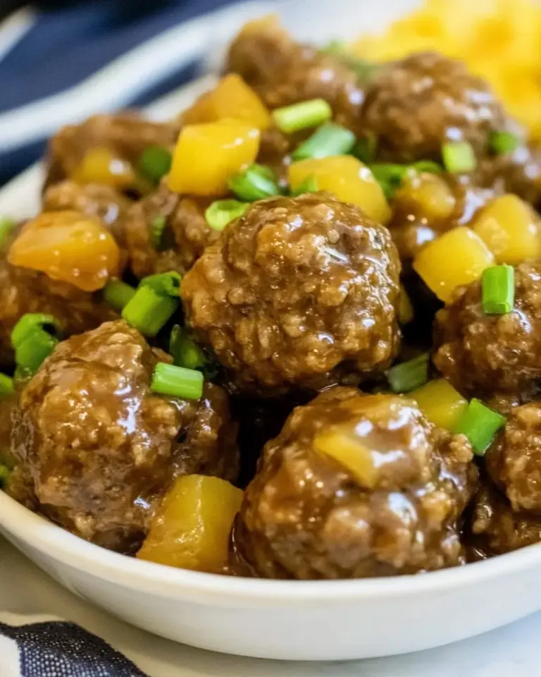Homemade Polynesian Meatballs photo