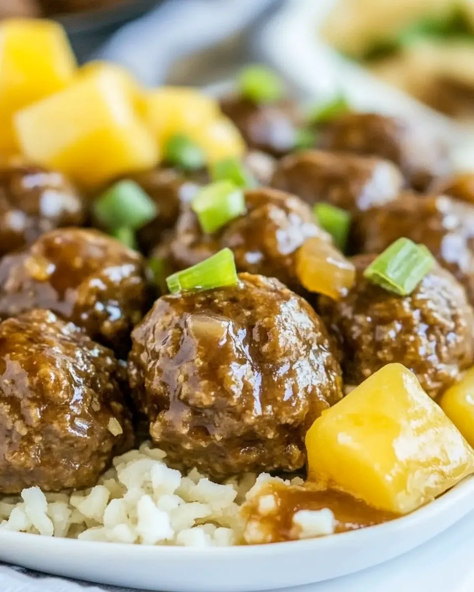 Delicious Polynesian Meatballs recipe photo