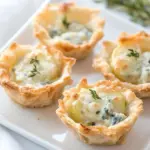 Homemade Potato Blue Cheese Tartlets photo