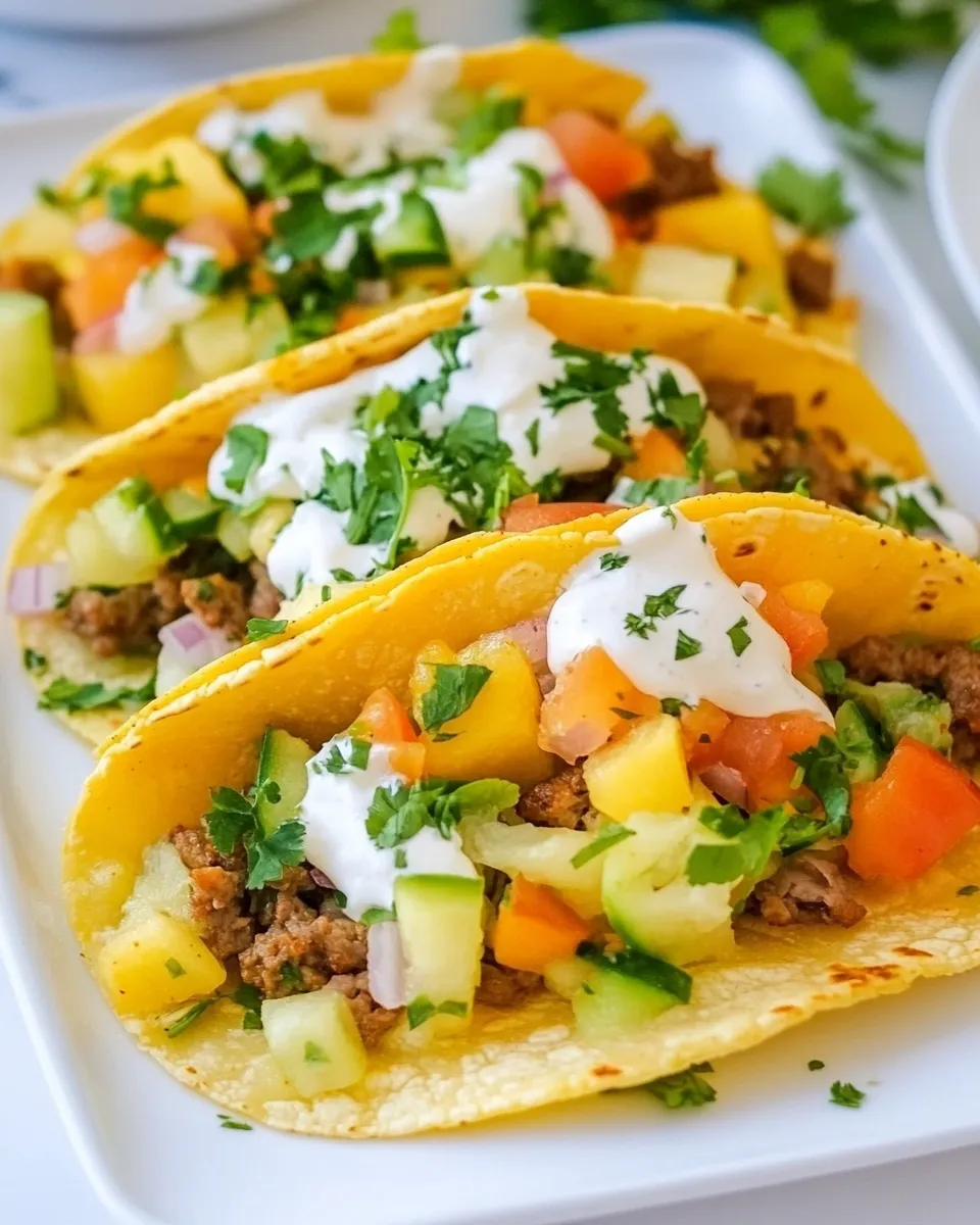 Delicious Potato Tacos shot