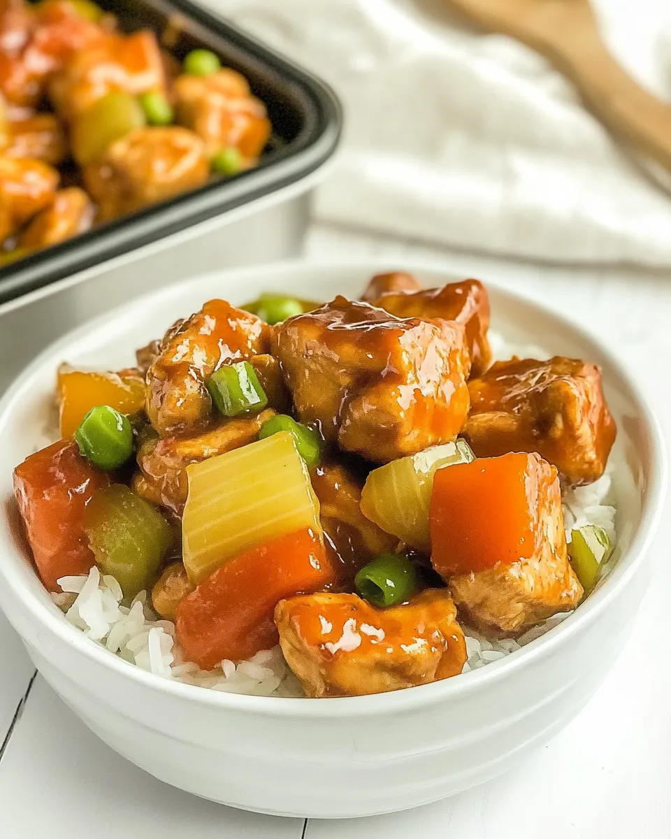 Easy Pressure Cooker Sweet and Sour Chicken recipe photo