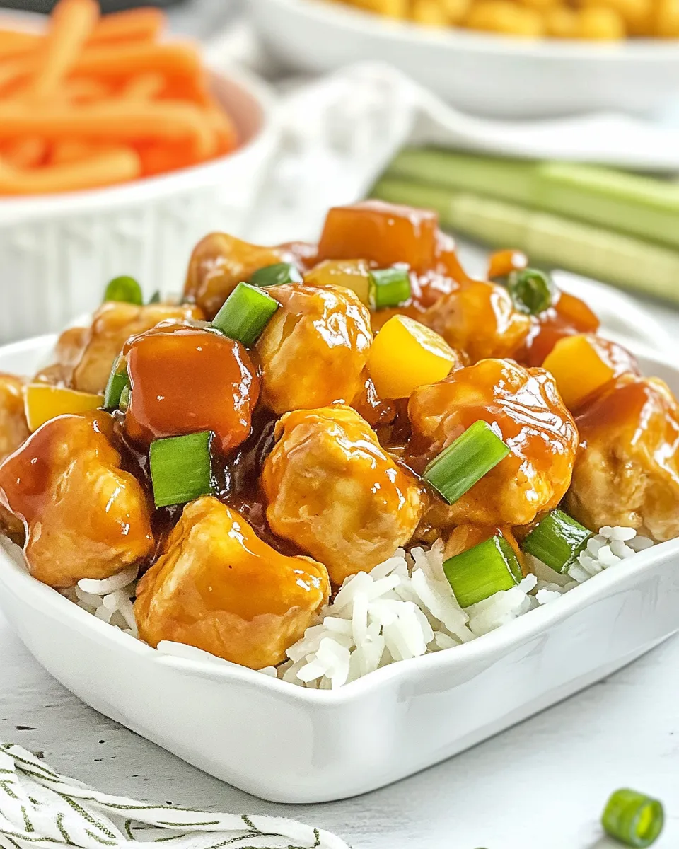 Delicious Pressure Cooker Sweet and Sour Chicken dish photo