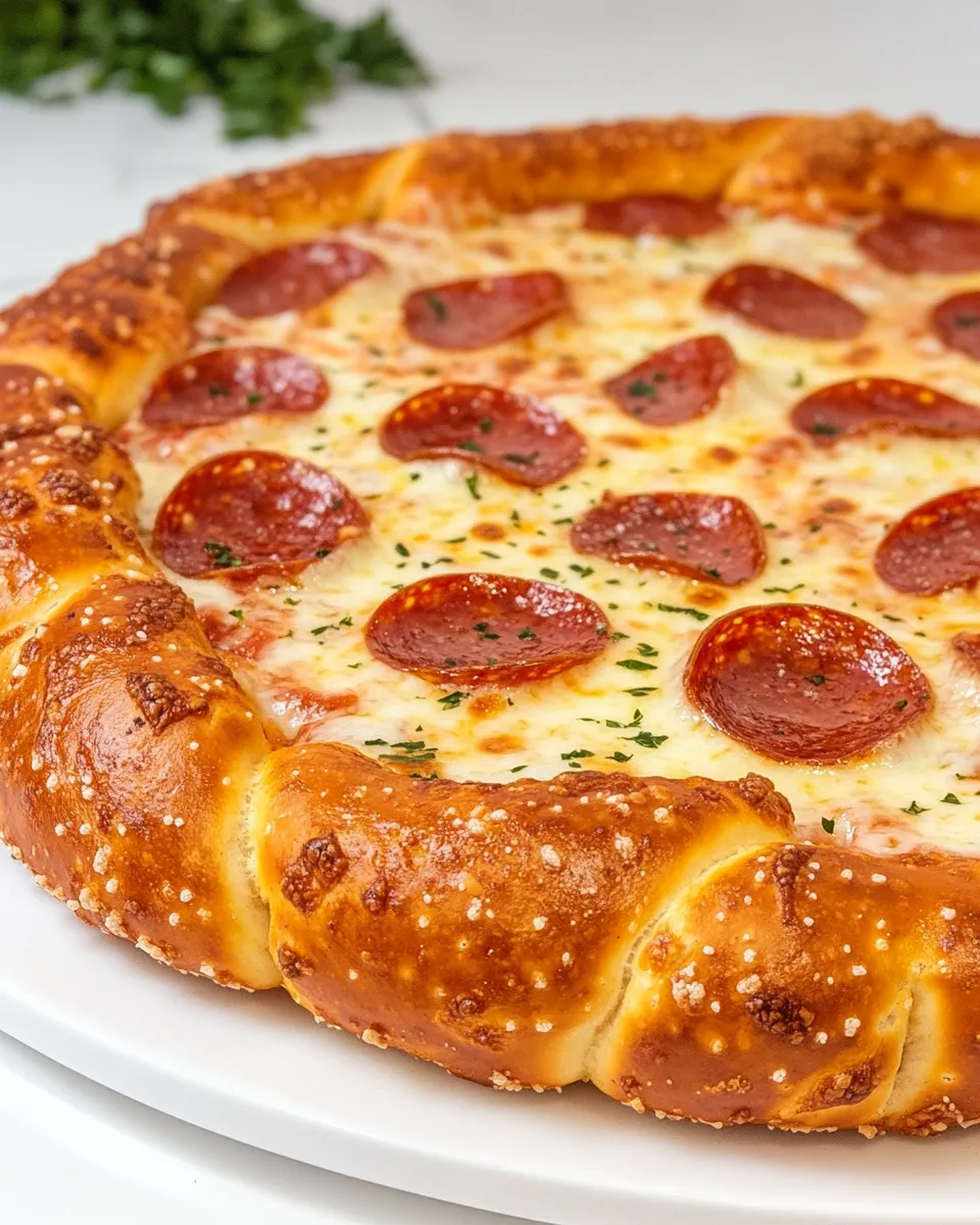 Classic Pretzel Crust Pizza image