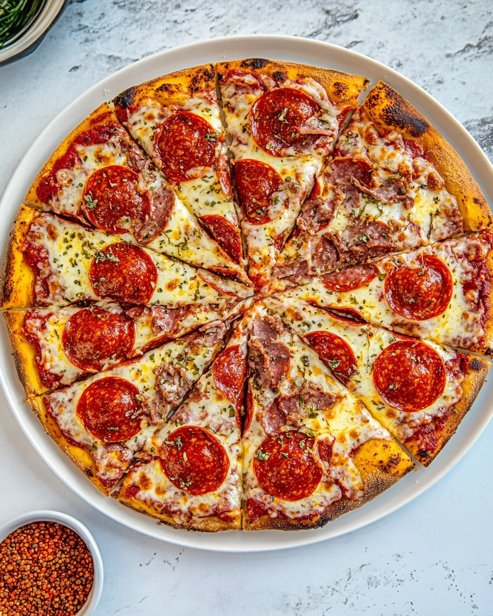 Delicious Protein Pizza shot