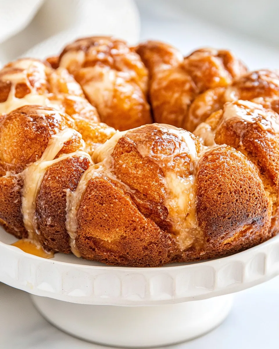 Delicious Pull Apart Monkey Bread shot