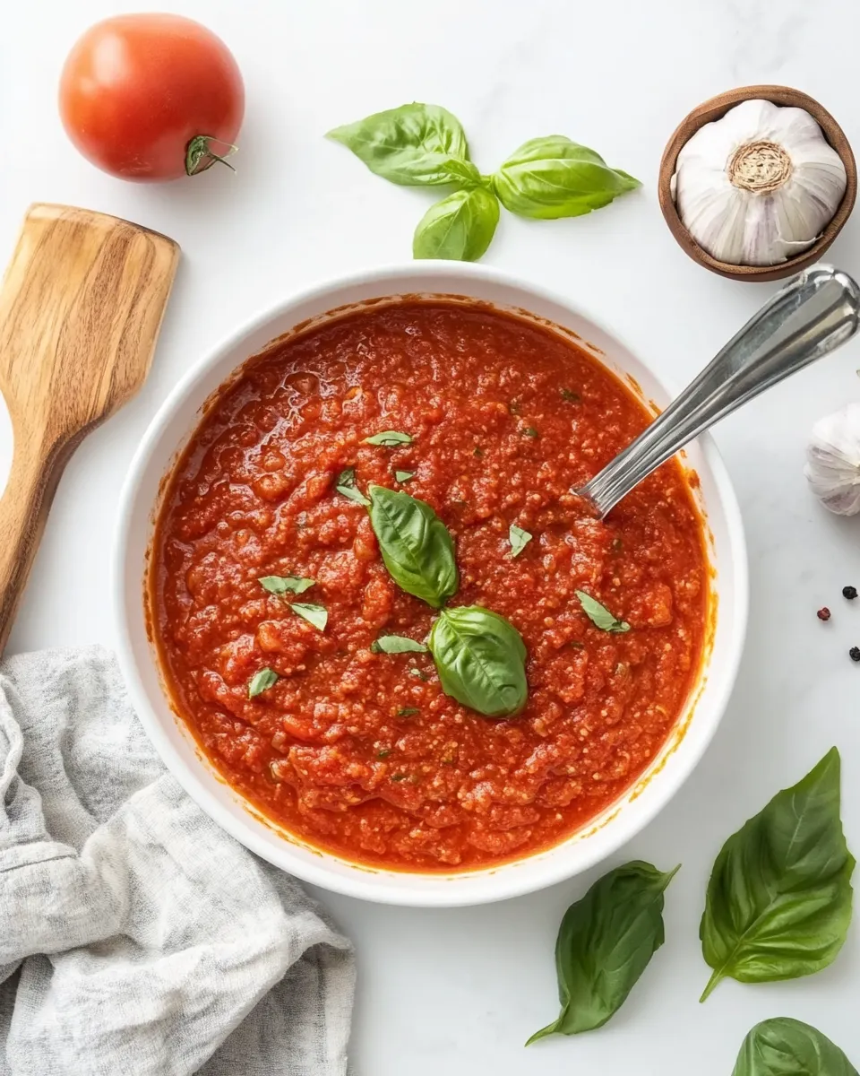 Homemade Quick Marinara Sauce photo