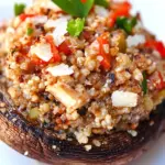 Homemade Quinoa Stuffed Portobello Mushrooms photo