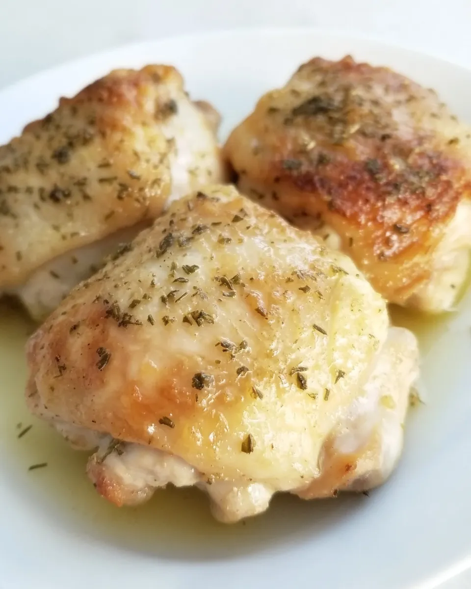 Easy Ranch Baked Chicken Thighs photo
