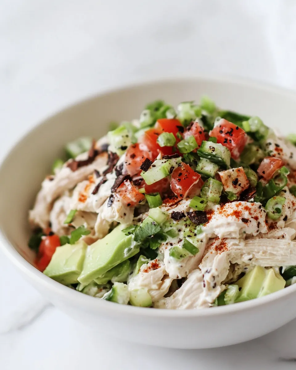 Easy Ranch Chicken Salad recipe photo