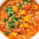 Homemade Red Lentil and Sweet Potato Stew photo