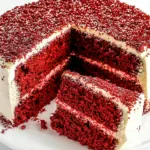 Homemade Red Velour Cake photo