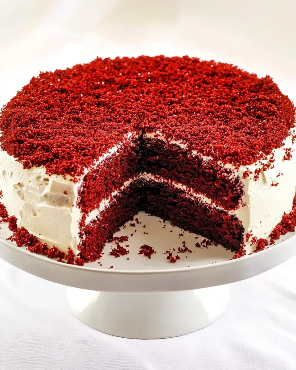 Classic Red Velour Cake image