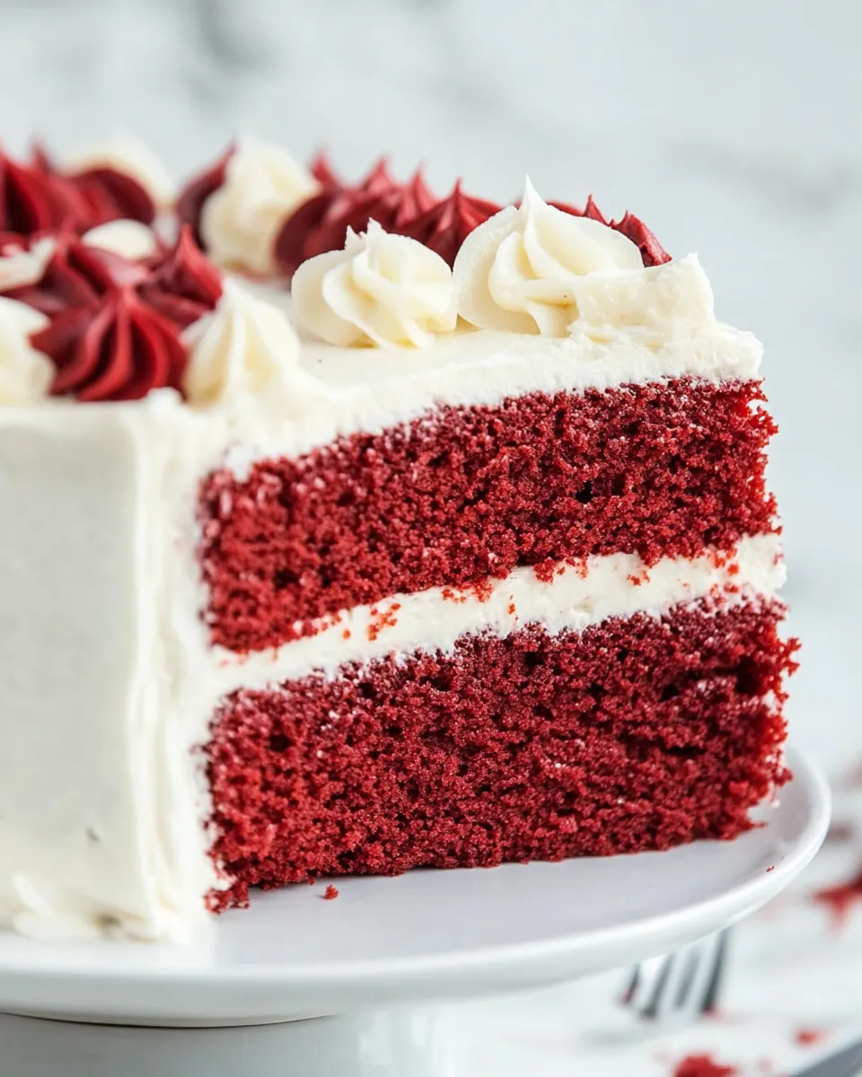 Easy Red Velvet Cake Recipe shot