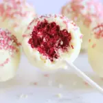 Homemade Red Velvet Cheesecake Pops photo