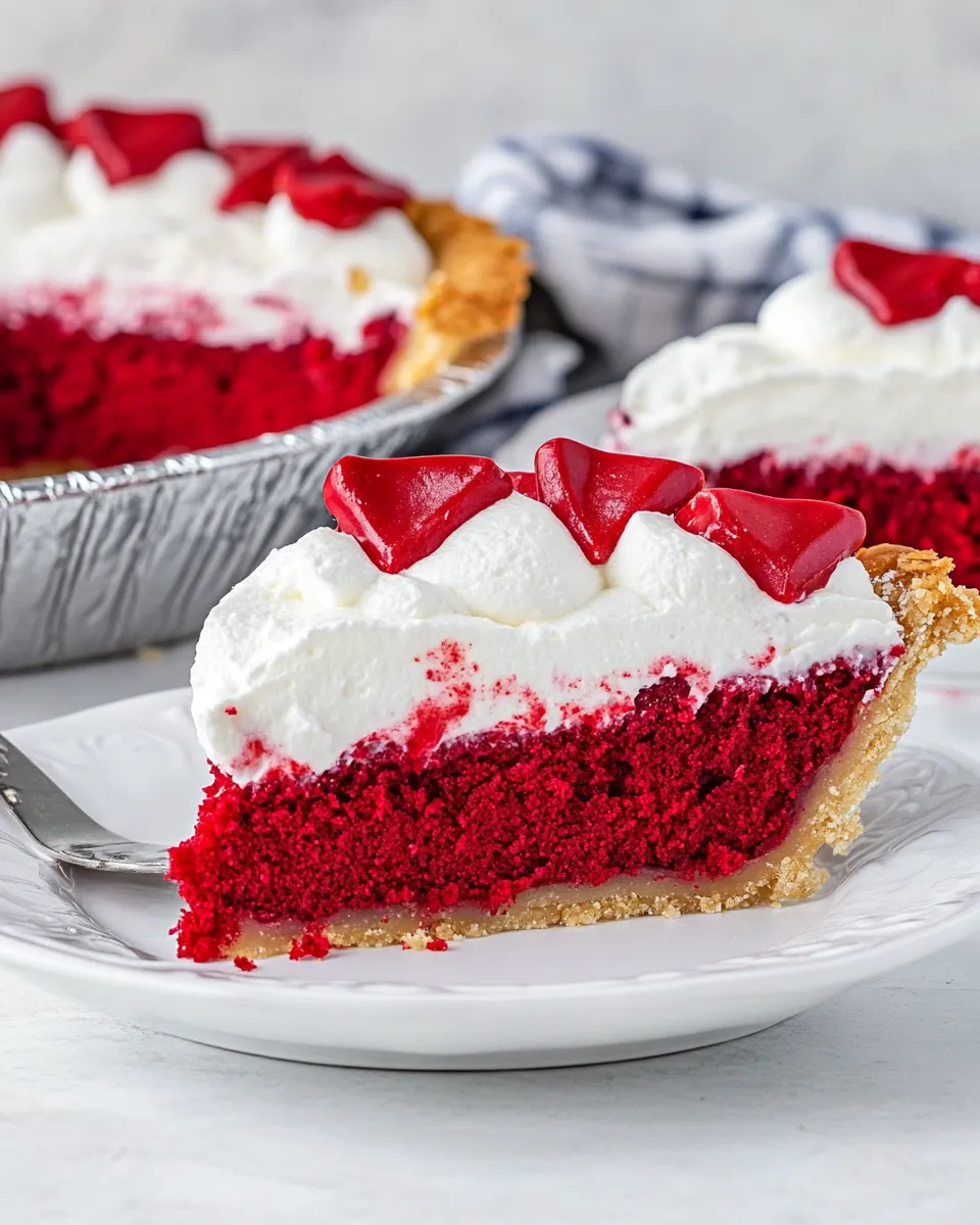 Easy Red Velvet Pie recipe photo
