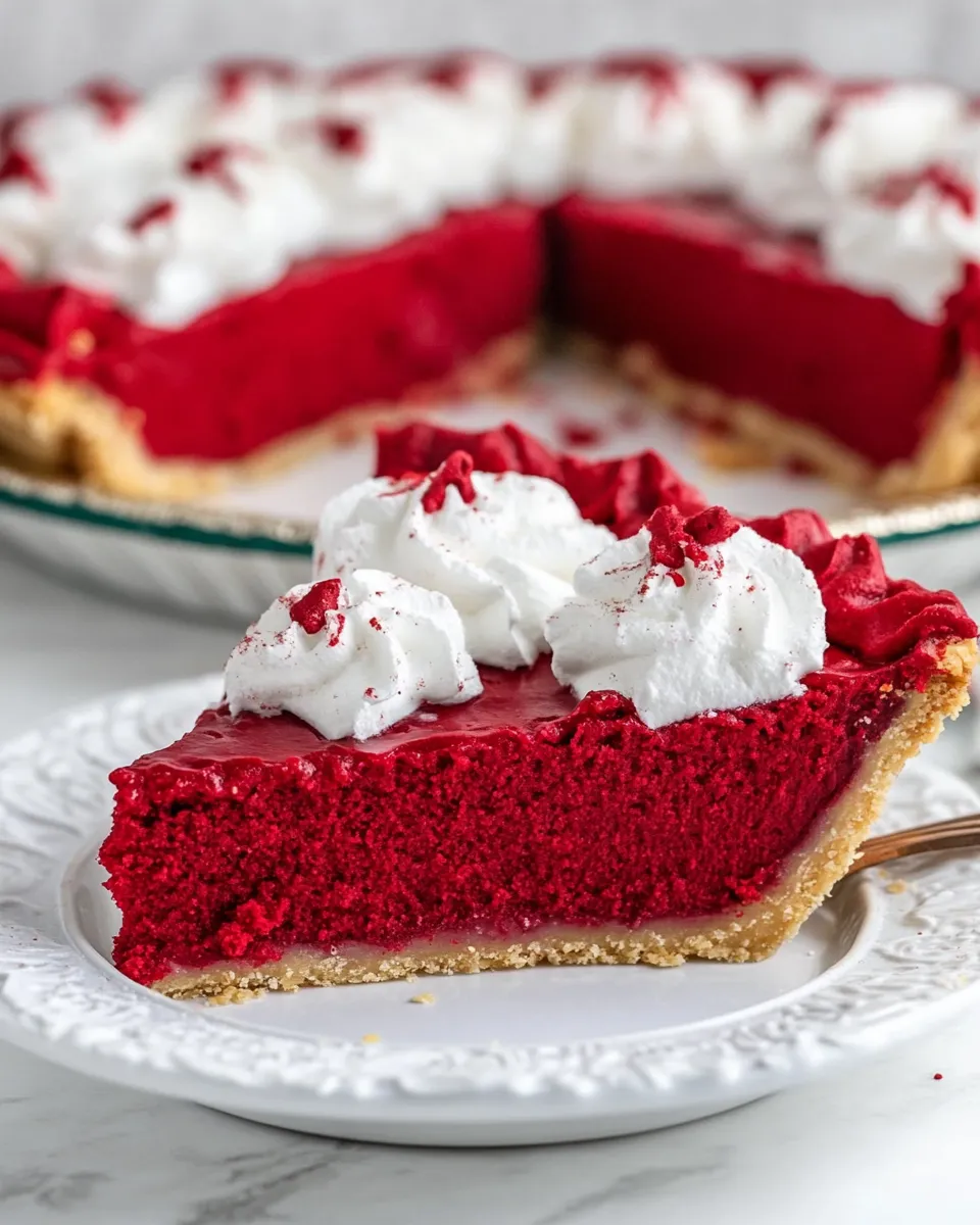 Delicious Red Velvet Pie shot