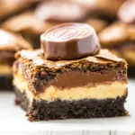 Homemade Reeses Cheesecake Brownies photo