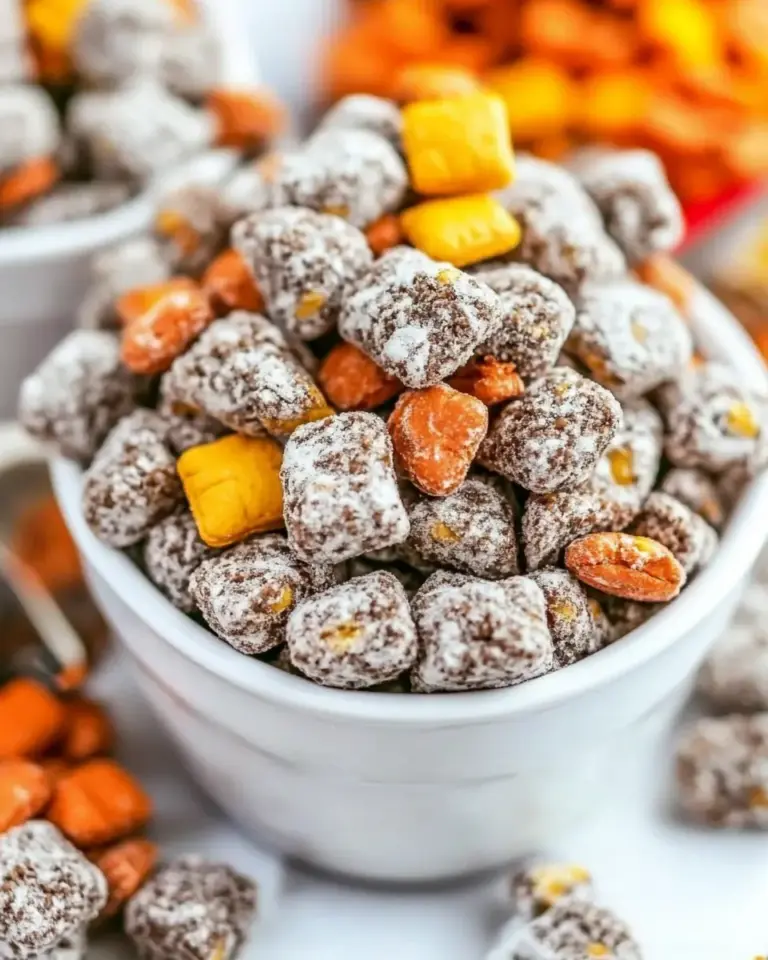 Homemade Reeses Muddy Buddies photo