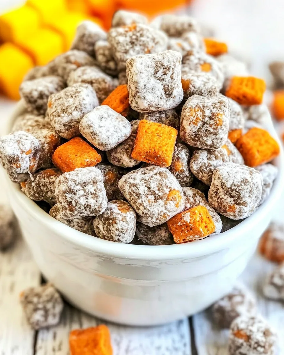 Classic Reeses Muddy Buddies dish photo
