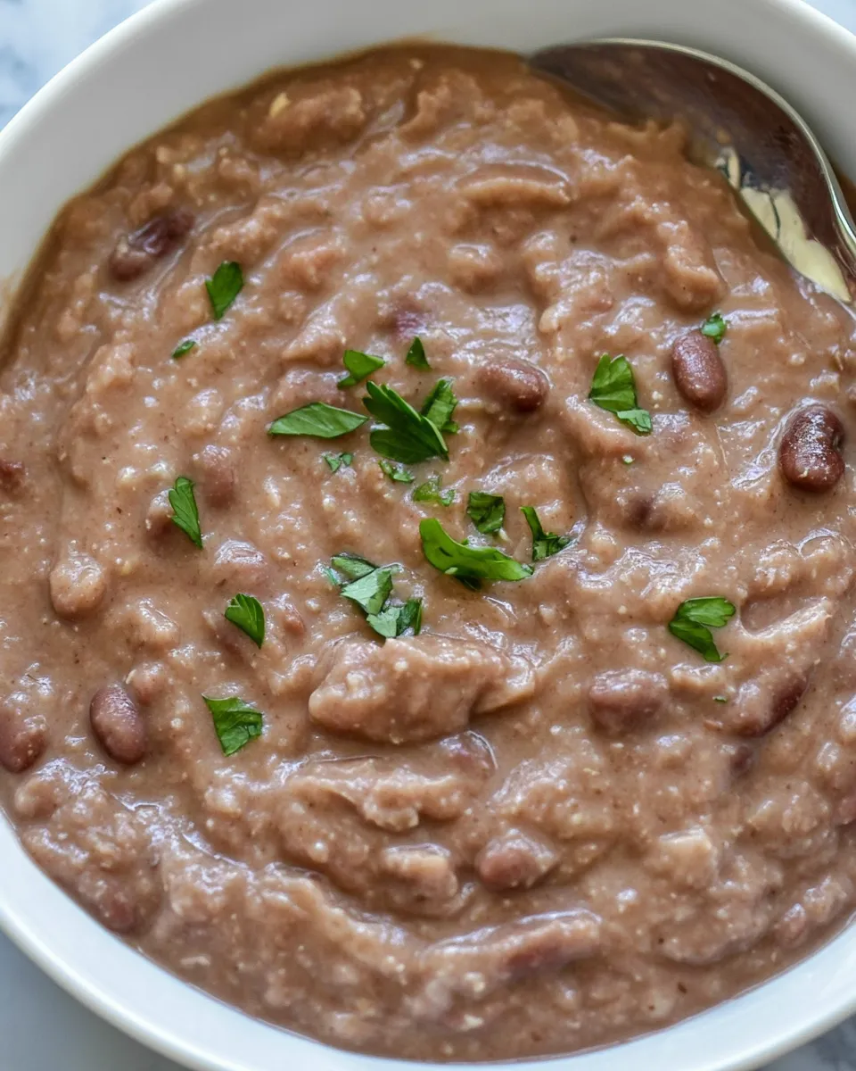 Homemade Refried Beans Recipe photo