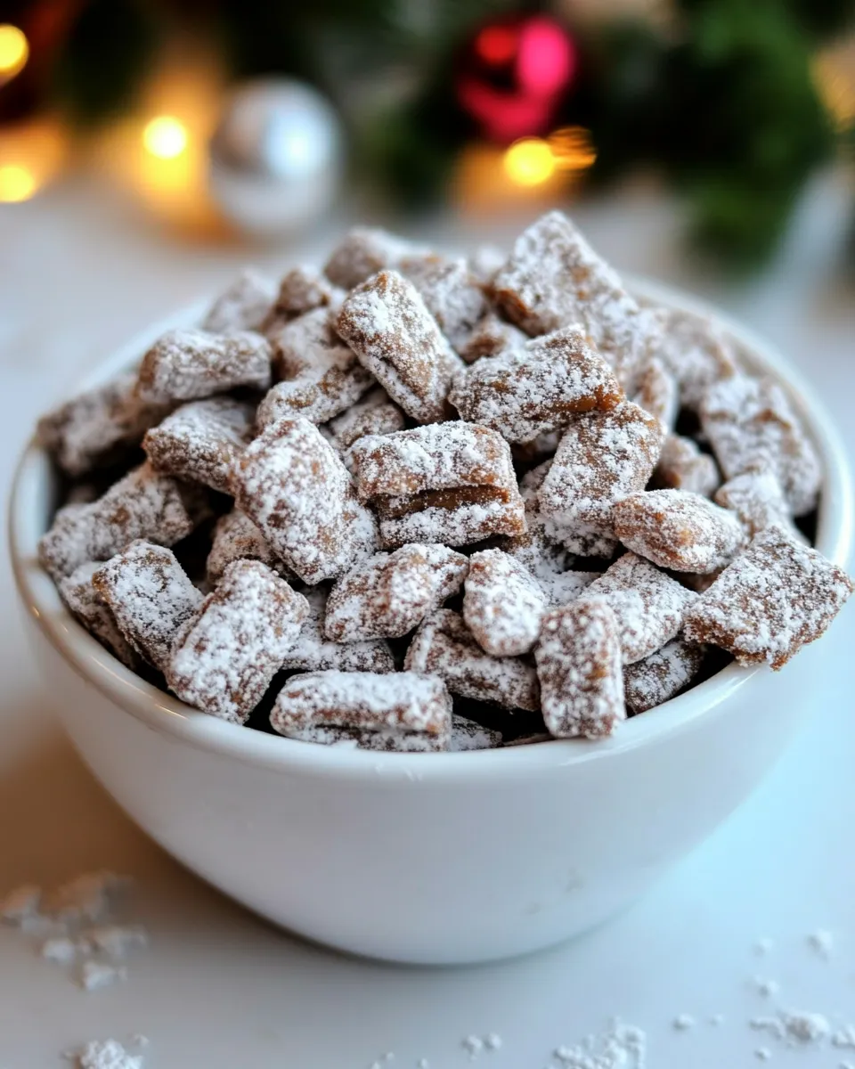 Tasty Reindeer Chow food shot