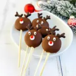 Homemade Reindeer Oreo Pops photo