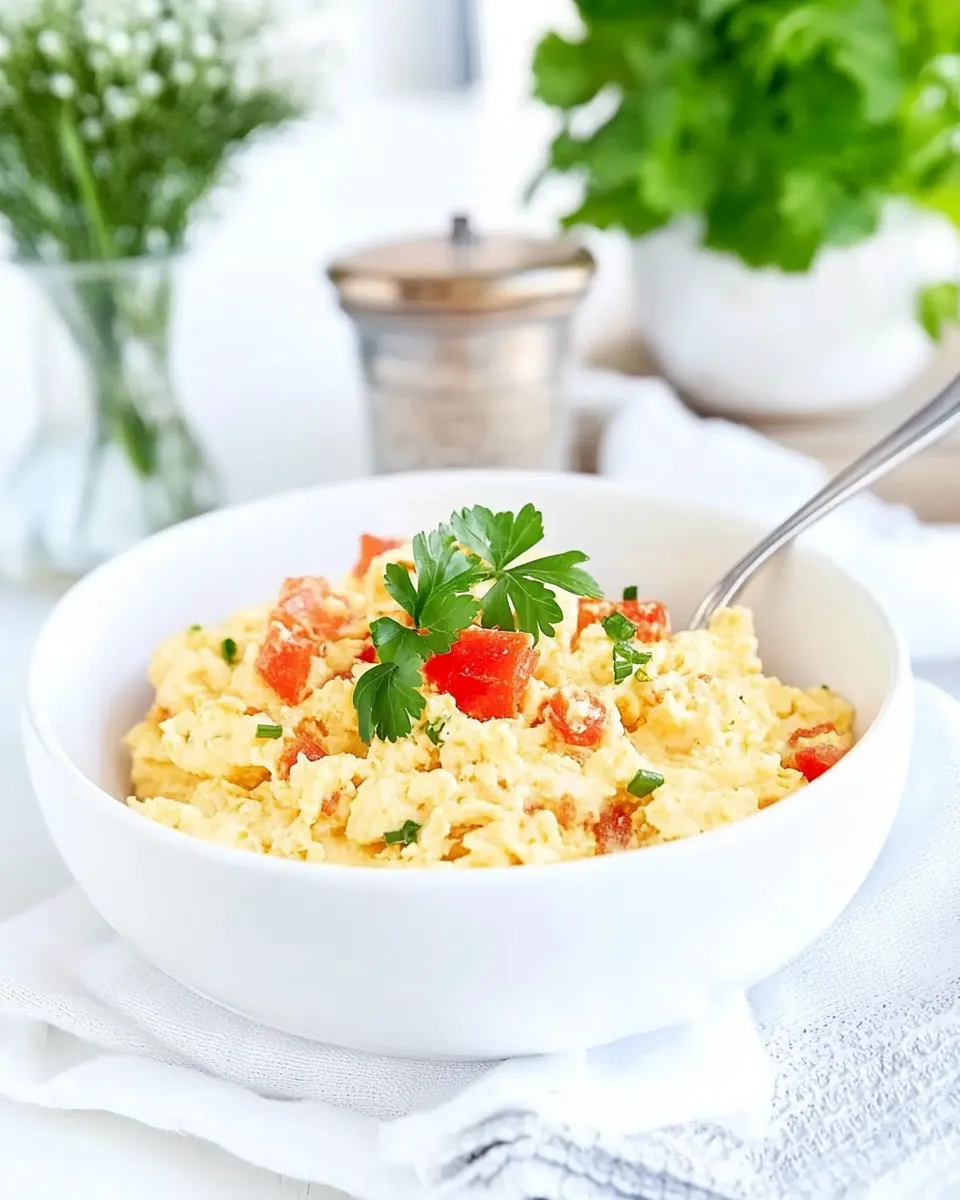 Homemade Revoltillo de Huevos / Huevos Revueltos (Scrambled Eggs) photo