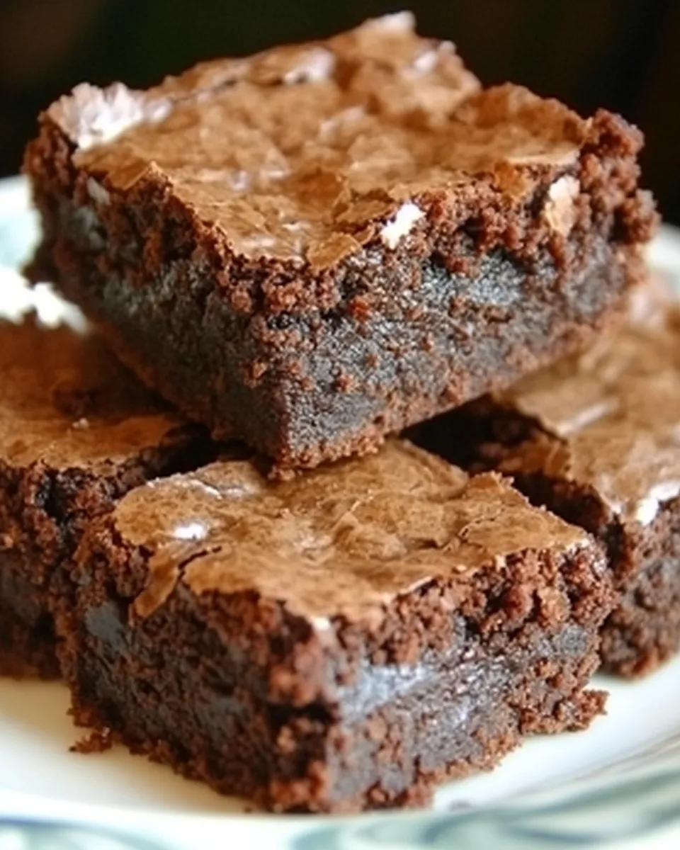 Classic Ridiculously Easy One-Bowl Brownies image