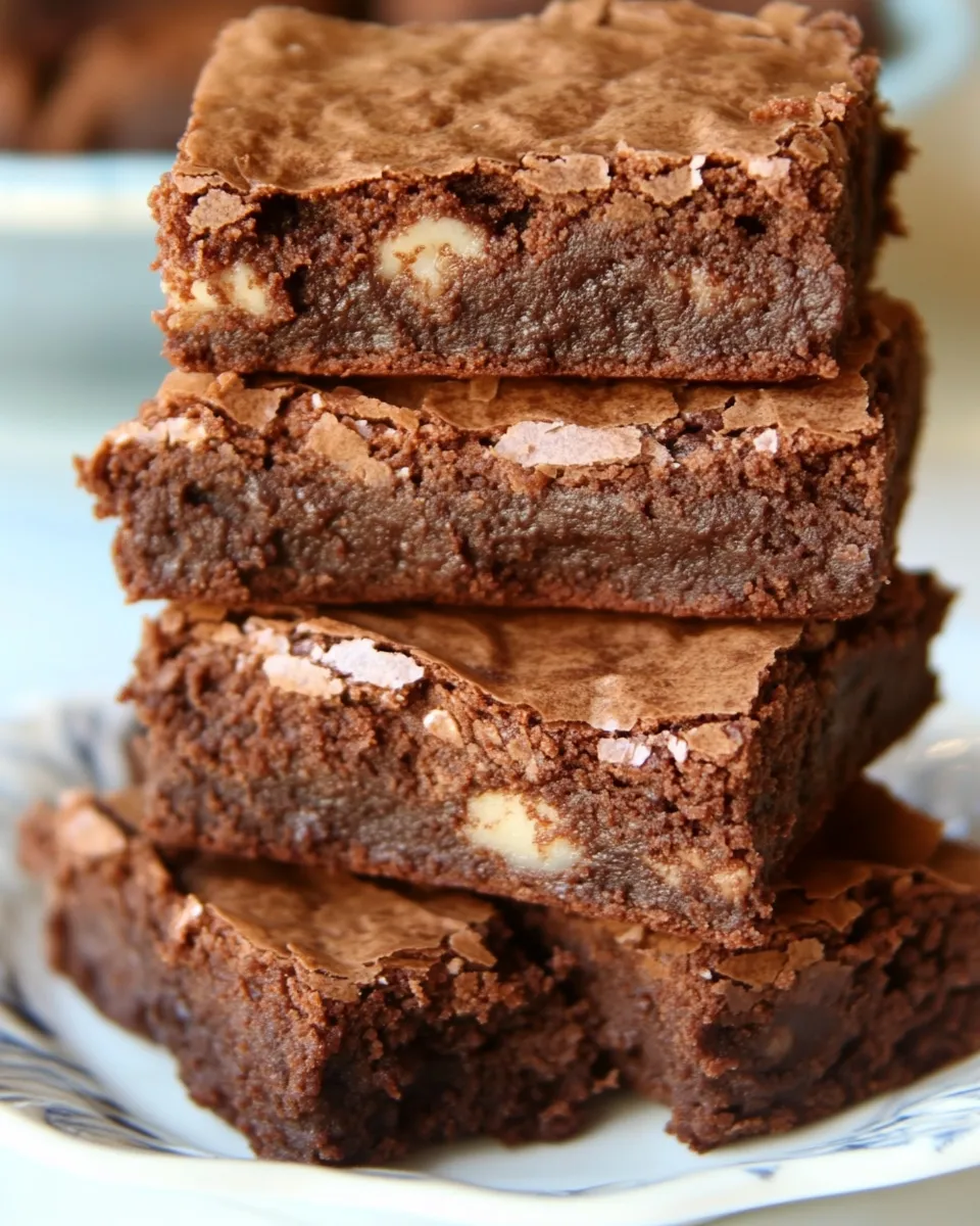 Delicious Ridiculously Easy One-Bowl Brownies dish photo