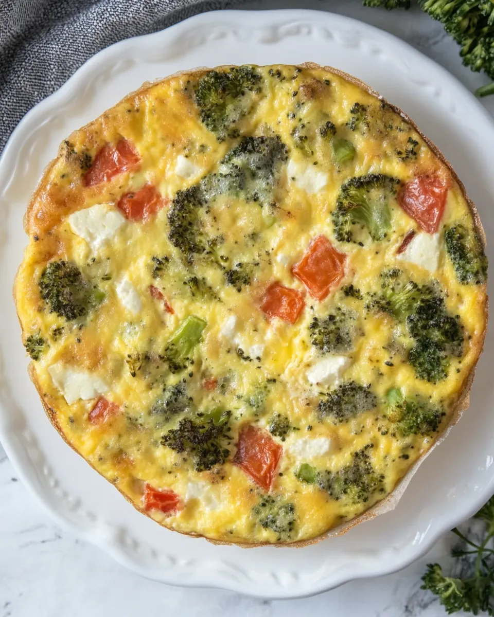 Delicious Roasted Broccoli Frittata image