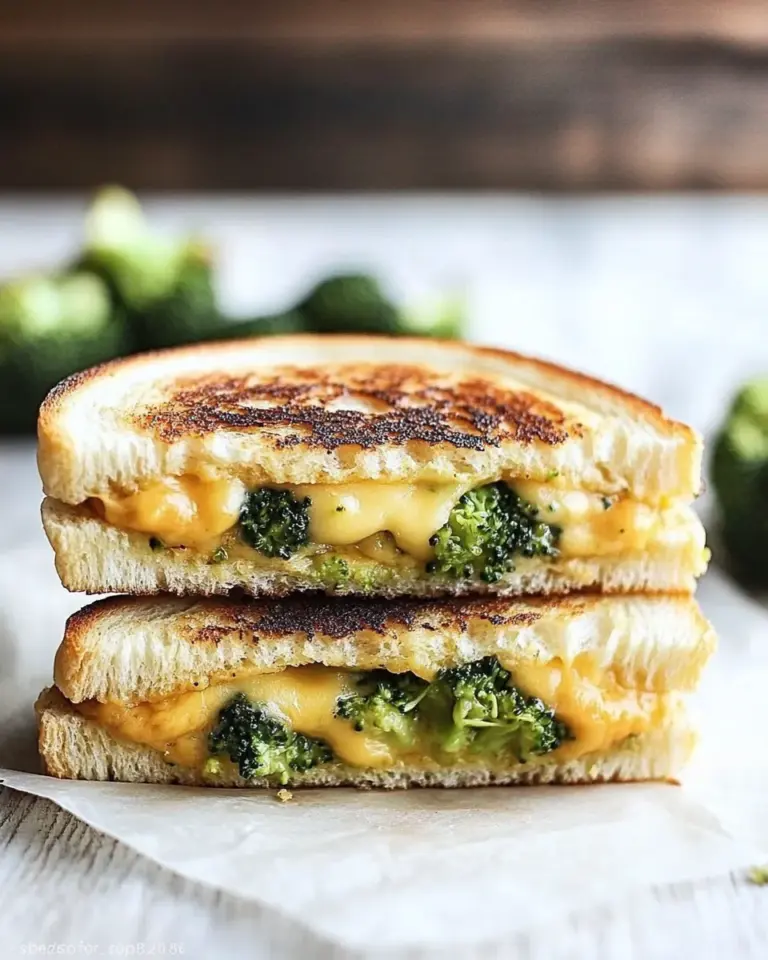 Homemade Roasted Broccoli Grilled Cheese photo