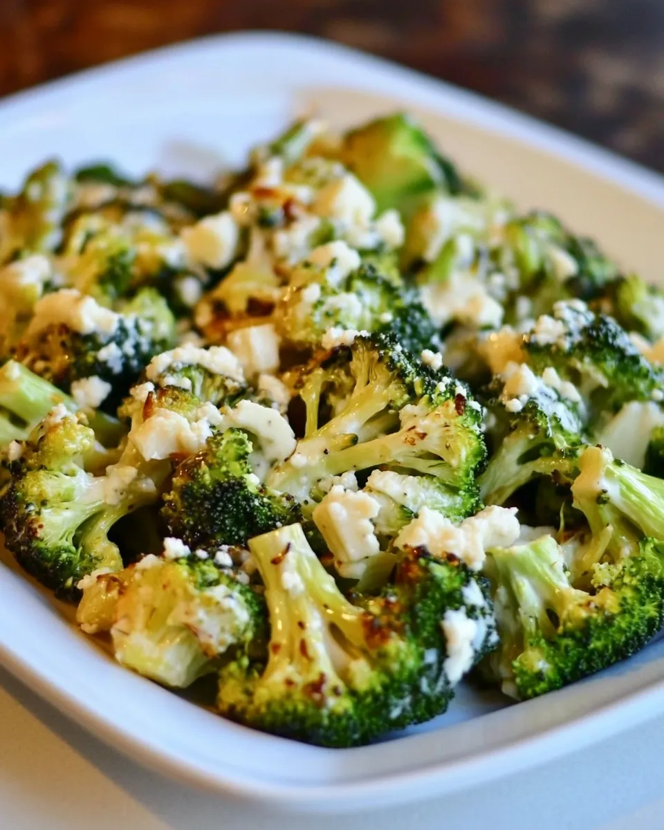 Delicious Roasted Broccoli Salad with Smoked Gouda Dressing image