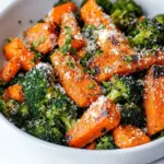 Easy Roasted Broccoli and Carrots recipe photo