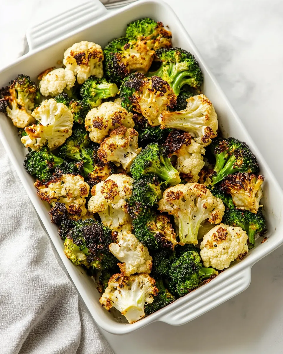 Easy Roasted Broccoli and Cauliflower photo