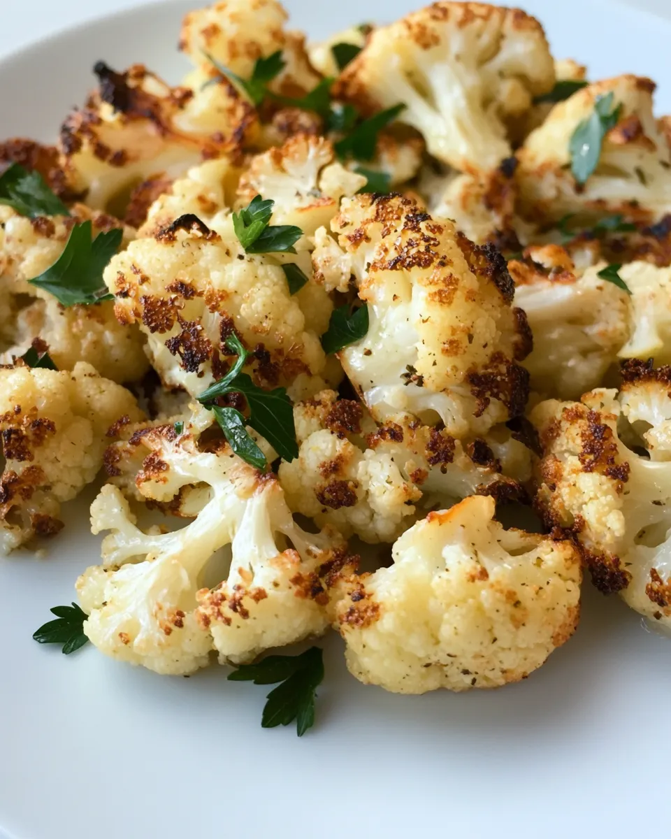 Easy Roasted Cauliflower with Lemon Dressing photo