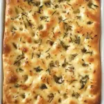 Homemade Roasted Garlic Focaccia with Rosemary photo