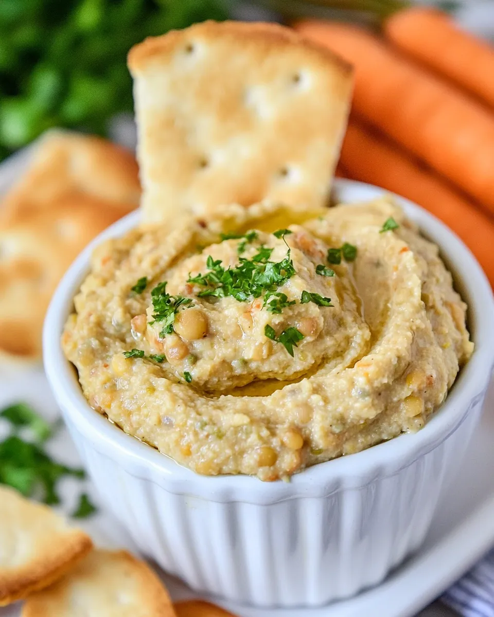 Classic Roasted Garlic Lentil Dip image