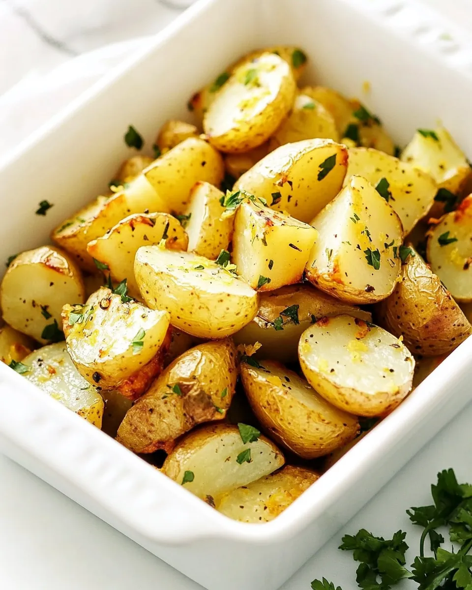 Homemade Roasted Lemon Potatoes photo